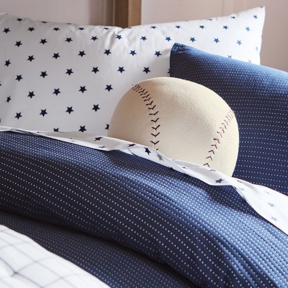 2 Threshold cotton stars pillowcases king size